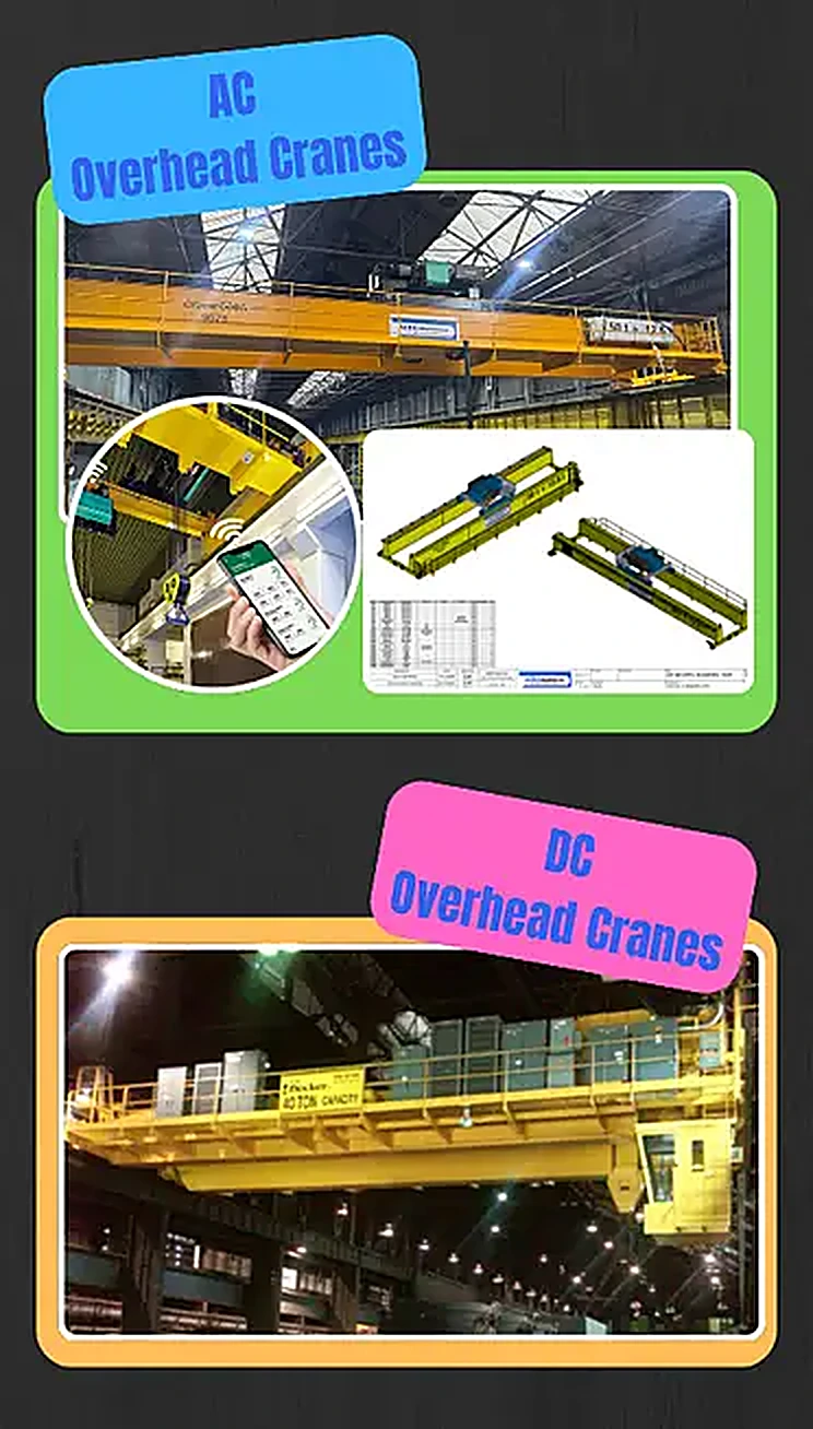 DC overhead cranes by ACDC Cranes